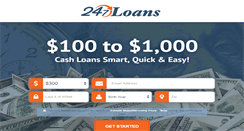 Desktop Screenshot of 247--loans.net